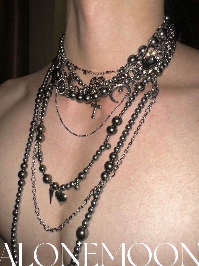 Body Jewelry Necklace - Orijinal Ağır Sanayi Titanyum Çelik Vücut