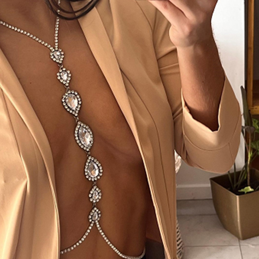 Moda seksi su damlası kolye gö - Body Jewelry Necklace incelemesi ve fiyatı