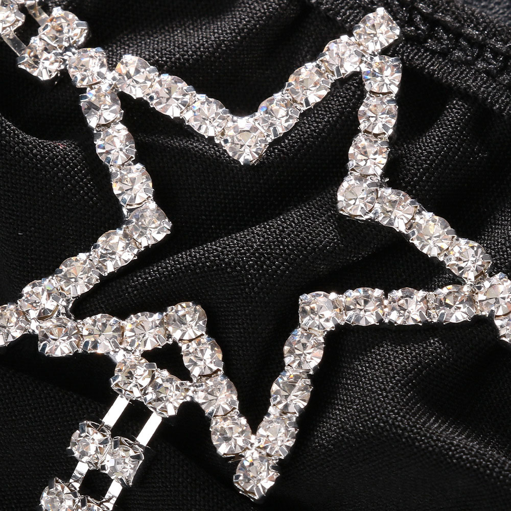 Seksi kristal yıldız bel tanga - Body Jewelry Retainers incelemesi ve fiyatı