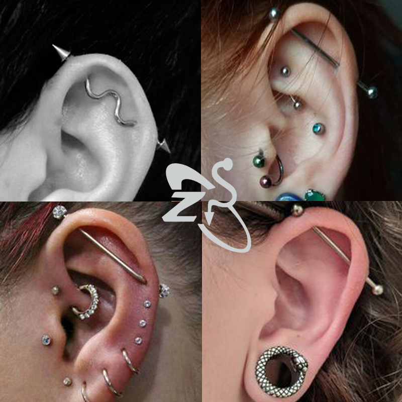 ZS 1 adet cerrahi çelik yarasa - Body Jewelry Surgical Steel incelemesi ve fiyatı
