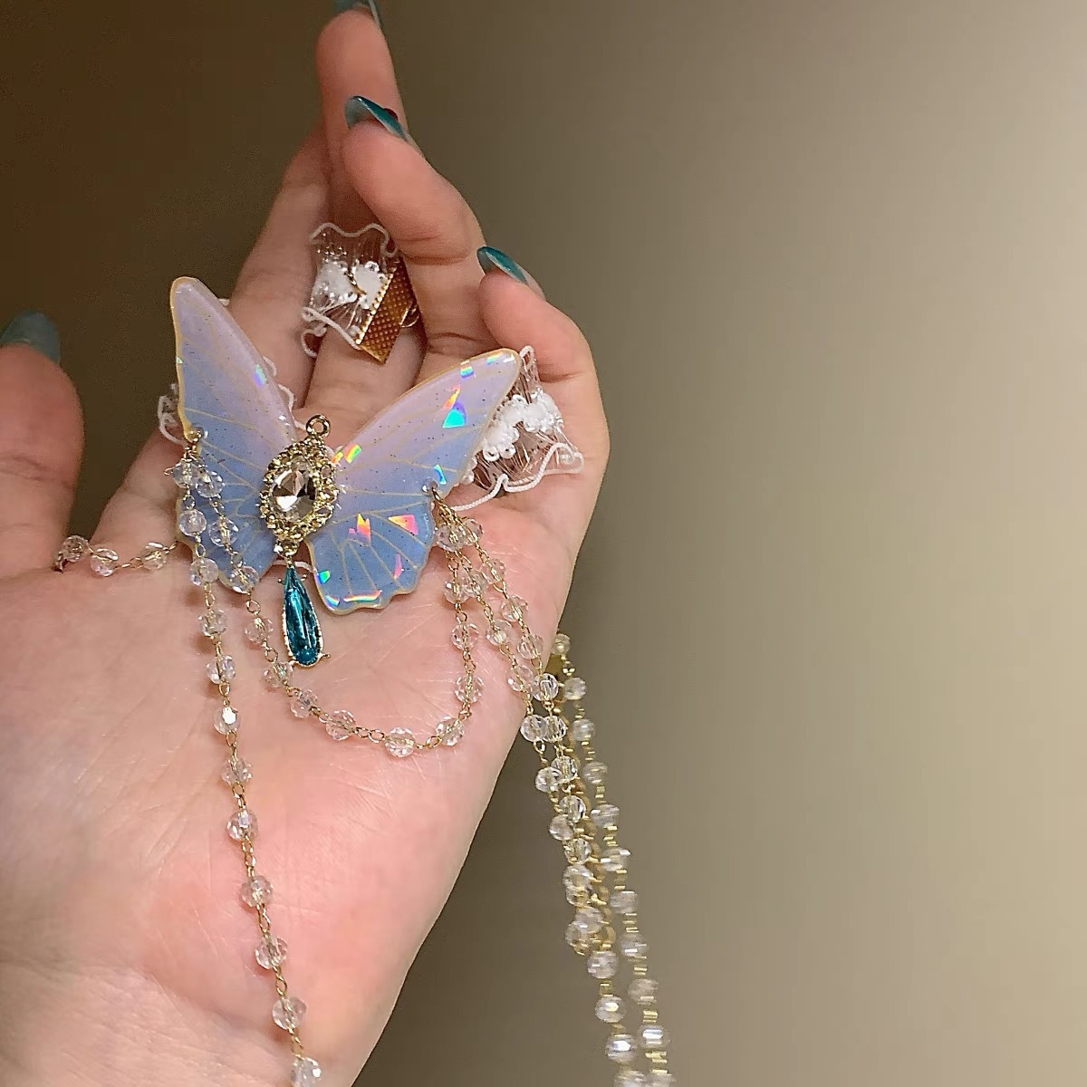 Moda Kelebek Desen Elastik Dan - Body Jewelry For You incelemesi ve fiyatı