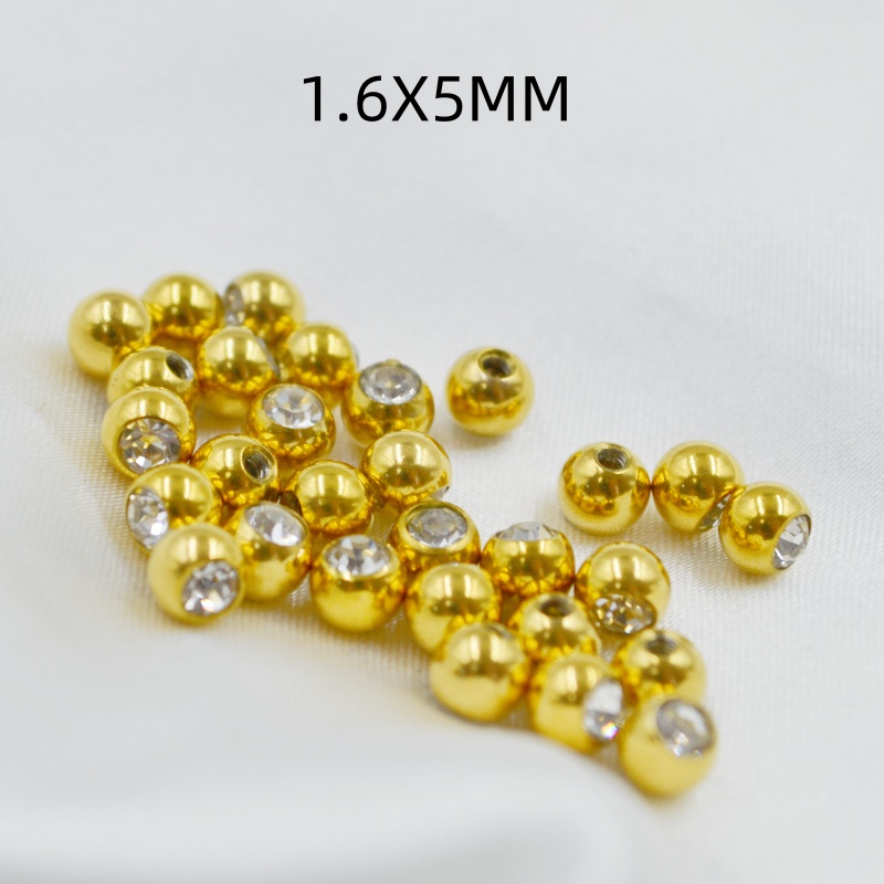 50 adet/grup Kristal Taşlar To - Body Jewelry Replacement Ball incelemesi ve fiyatı