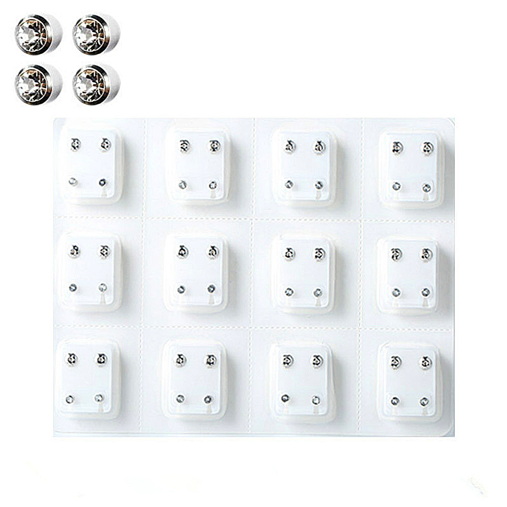12 Pairs kristal tıbbi küpe Pi - Body Jewelry Surgical Steel incelemesi ve fiyatı