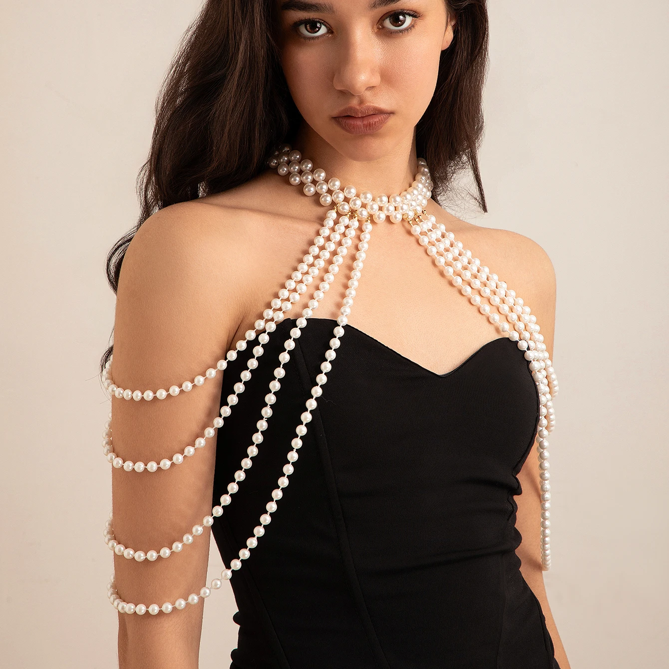 Gelin Püskül İmitasyon İnci Om - Body Jewelry Necklace incelemesi ve fiyatı