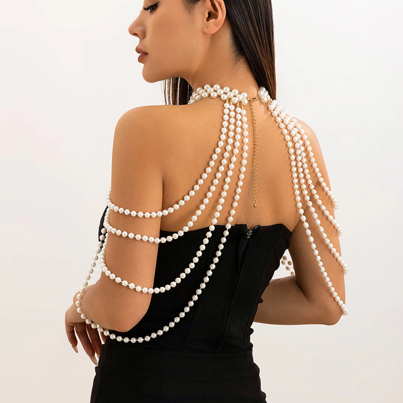Gelin Püskül İmitasyon İnci Om - Body Jewelry Necklace incelemesi ve fiyatı