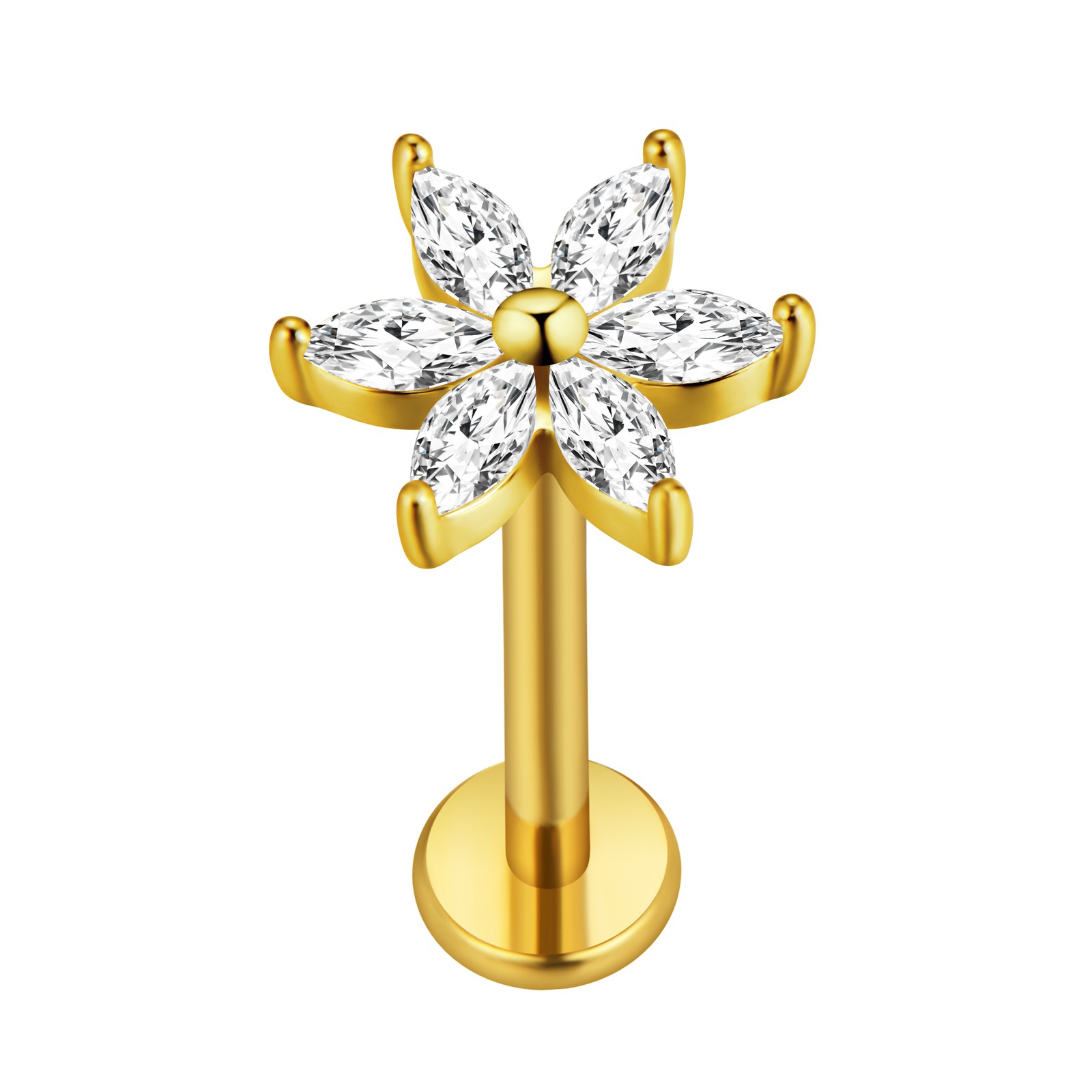 Akçaağaç Yaprağı Labret Pierci - Body Jewelry Surgical Steel incelemesi ve fiyatı