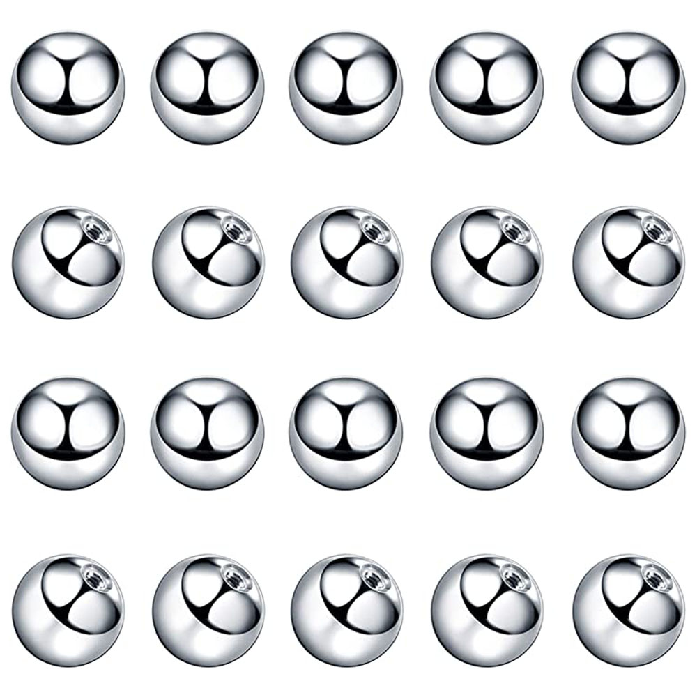20 adet yedek topları göbek ta - Body Jewelry Surgical Steel incelemesi ve fiyatı