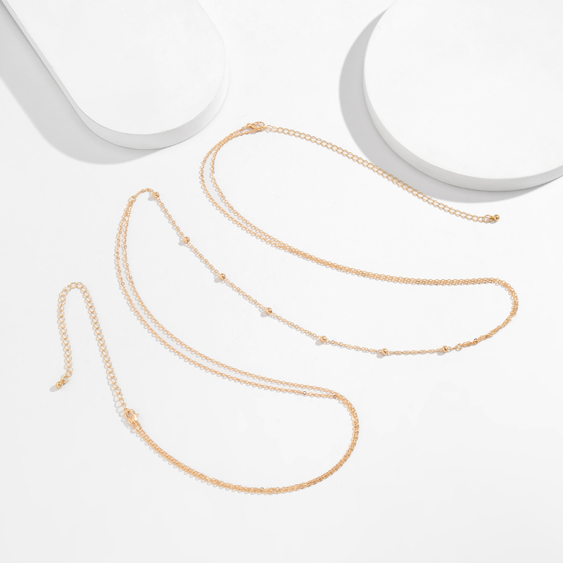 Basit Çapraz Göğüs Göbek Vücut - Body Jewelry Necklace incelemesi ve fiyatı