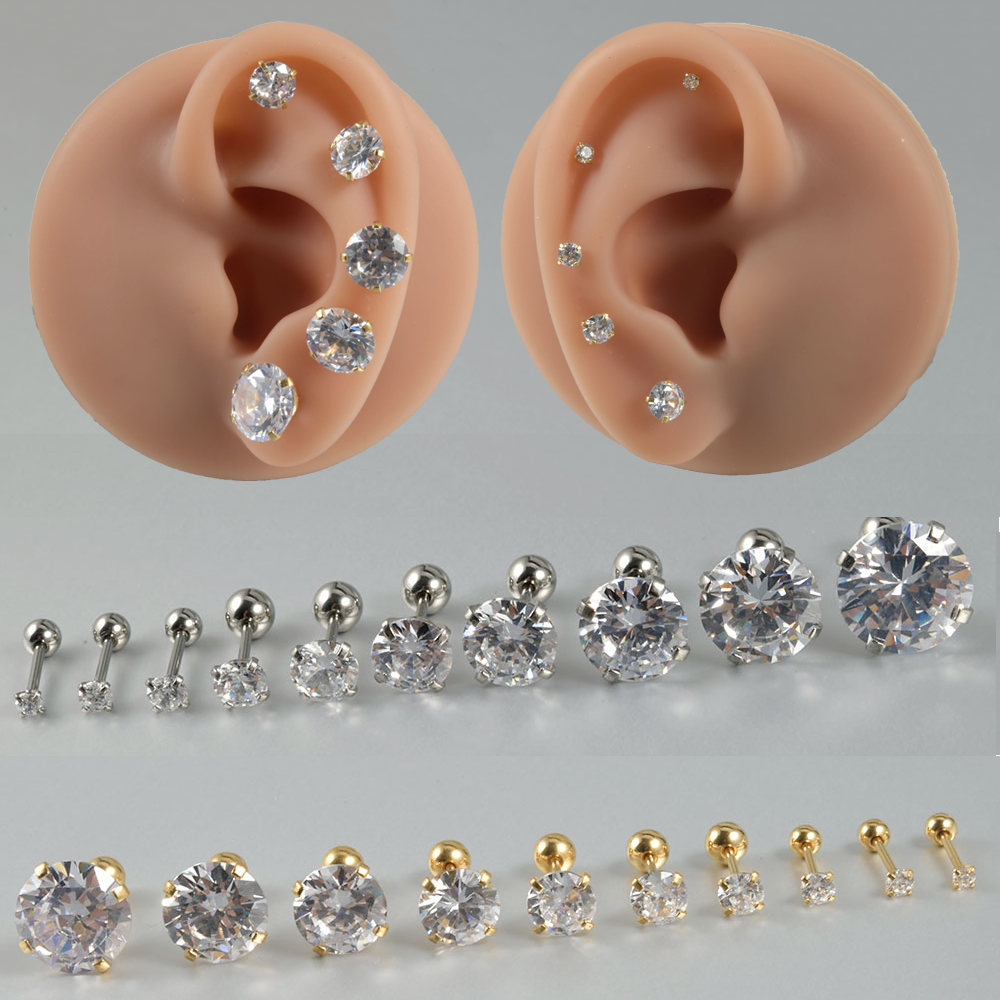 1 çift cerrahi çelik yakalamak - Body Jewelry Surgical Steel incelemesi ve fiyatı
