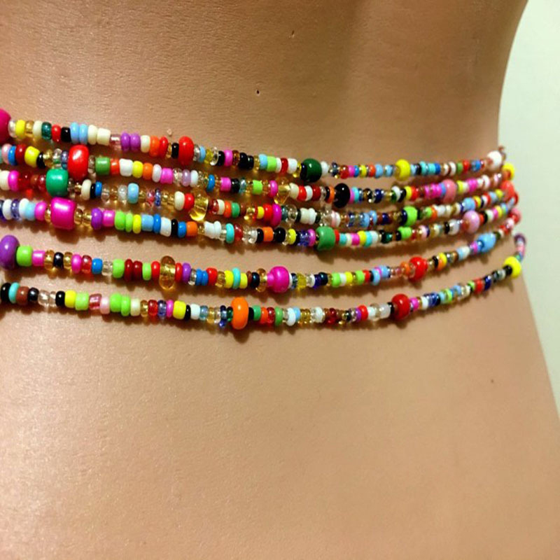 Kadınlar katmanlı boncuklu göb - Body Jewelry For You incelemesi ve fiyatı